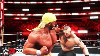 WWE-Brock Lesnar vs Hulk Hogan - WWE Dream Match- WWE-2K20-Gameplay