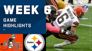 Browns vs. Steelers Week 6 Highlights | NFL 2020