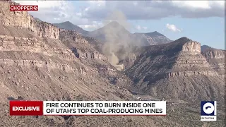 Lila Canyon Mine Fire still burning