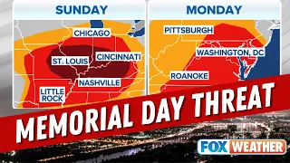 Severe Storm Threat Continues Through Memorial Day