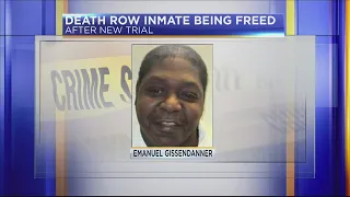 Death row inmate being released