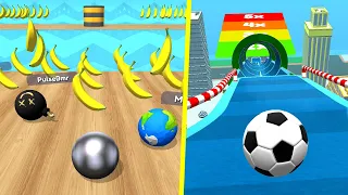 💣⚽🌎Banana Frenzy Going Balls Vs Sky Rolling Ball 3D Gameplay #3