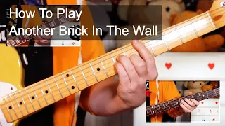 'Another Brick In The Wall' Pink Floyd Guitar & Bass Lesson