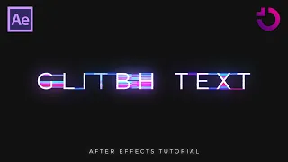 Glitch Text Animation | Tutorial for After Effects