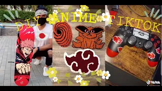 Anime art crafts & DIY Anime on Tiktok  part 1(jujutsu kaisen,Naruto, itachi).
