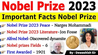 Nobel Prize 2023 | Trick | Nobel Prize Winners 2023 | Nobel 2023 | Current affairs 2023 #nobelprize