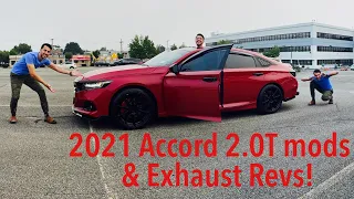 2021 Honda Accord sport 2.0T mods and exhaust setup