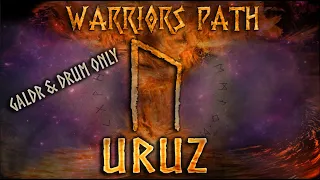 URUZ - (2 hour) Drum & Galdr Rune Meditation - Ur - (Strength, Healing, Power) Warriors Path 2021