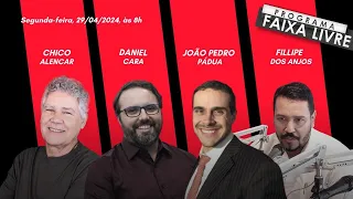 Faixa Livre 29.04.2024 | Chico Alencar, Daniel Cara, João Pedro Pádua e Fillipe dos Anjos