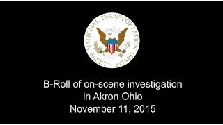 B-Roll of on-scene investigation in Akron Ohio November 11, 2015