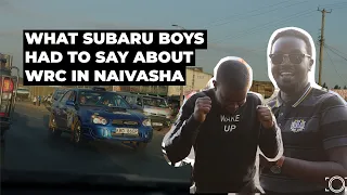 WHAT SUBARU BOYS HAD TO SAY ABOUT WRC IN NAIVASHA #wrc #vasha #subaruboys