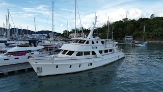 Walkthrough of MY THEA - 1979 28m Kong Halvorsen Motor Yacht for sale.