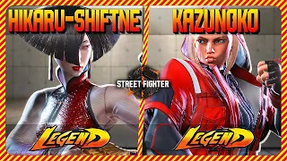 Street Fighter 6 ⚡ Hikaru-Shiftne (A.K.I.) vs Kazunoko (CAMMY) ⚡ High Level Ranked Match ⚡