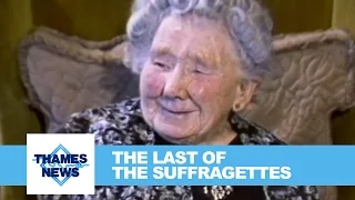 The Last of the Suffragettes Catherine Griffiths Celebrates Her 100th Birthday | Thames News