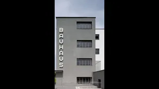 Historia de la #bauhaus en 1 minuto. #arquitectura #diseñografico #diseñoindustrial #historia