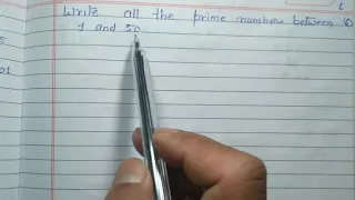 Write all the prime numbers between 1 to 50 | Prime numbers between 1. to 50