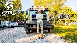 College student converts School Bus to Amazing Home