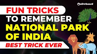 National Park in India GK Trick | Fun Tricks To Remember National Park | GK Tricks #Tricks #gktrick