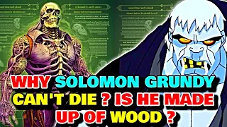 Solomon Grundy Anatomy - Why Solomon Grundy Can't Die? Is He Made Up Of Wood?
