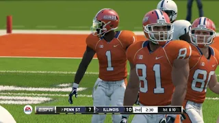 Penn State vs Illinois NCAA Football 14 New Updated Rosters 09/2023