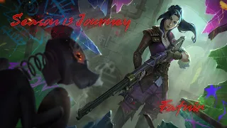 Season 13 Journey 13.10 - Fáfnir - Bronze 1 - ADC - Caitlyn vs Jhin - 5/5/1 - 5.7 CSPM