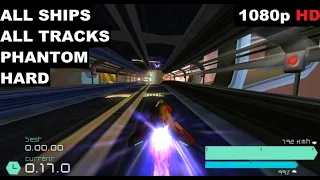 WipEout Pulse All Tracks / Circuits Phantom Hard + All Ships PPSSPP Gameplay