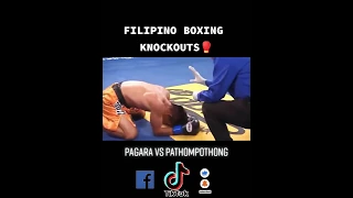 Pagara vs Pathompothong #filipino #boxingPH #knockouts