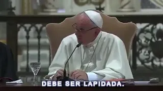 EL PAPA FRANCISCO DICE QUE JESÚS FUE UN TONTO Y UN INMUNDO.. ESTO ES INCREÍBLE!!