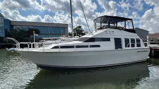 1989 Mainship 41 Mediterranean For Sale in Sandusky, Ohio. Asking; $49,900.   SOLD*