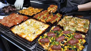 Monthly sales of 1,000,000 dollars?! Detroit pizza with amazing toppings. / Korean street food