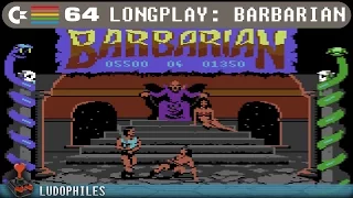 Barbarian / Death Sword C64 Longplay [52] Full Playthrough / Walkthrough #c64 #retrogaming