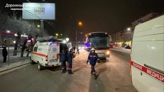5 декабря 2020г - пьяный водитель на "Хонде" спровоцировал массовое ДТП. Новосибирск
