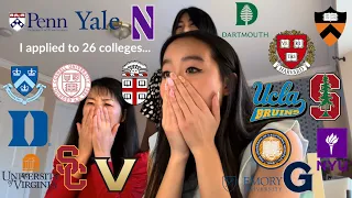 COLLEGE DECISION REACTIONS 2023 (all 8 Ivies, Stanford, UCs, T20s, and more)