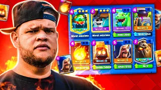 SÓ VALE USAR CARTAS DE FOGO 🔥 - Clash Royale ‹ EduKof Games ›