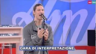 Nick Casciaro canta "A te" di Jovanotti per Fiorella Mannoia Amici 13