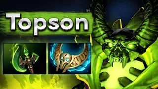 Мид Пугна от Топсона с крутой сборкой! - Topson Pugna 7.35 DOTA 2