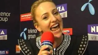 🇦🇱 Interview with Juliana Pasha from Albania (@ Eurovision in Oslo 2010)