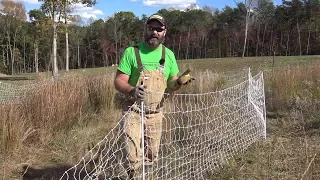 Electric Poultry Netting Explained..How does it work? Is it worth the $$$...Will it hold the Goats?