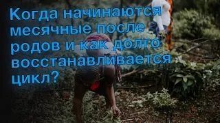 Когда начинаются месячные после родов и как долго восстанавливается цикл?