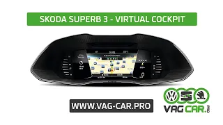 Skoda Superb 2018 Virtual Cockpit - VAG CAR PRO