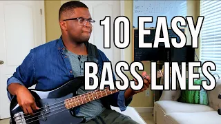 10 Beginner BASS LINES Tutorial (that aren't cheesy!)