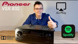 Domácí kino Pioneer VSX 832 CZ 4K receiver zesilovač AirPlay Spotify 5.1 vs Symfonisk Sonos