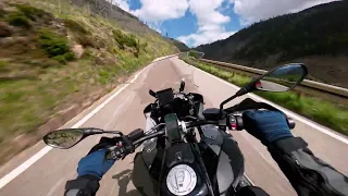 BMW R1250GS Adventure POV RAW 4K Ride Engine Sound  Dolomiti Passo Lavaze Passes Curves Fast Pt 2