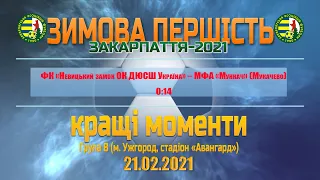 21.02.2021-ФК «Невицький замок ОК ДЮСШ Україна» – МФА «Мункач» (Мукачево)