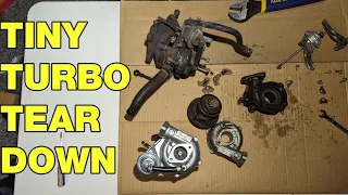 Tiny Turbo Examination - IHI RHB31 - How to get inside and what does it look like? JDM Kei Car OEM