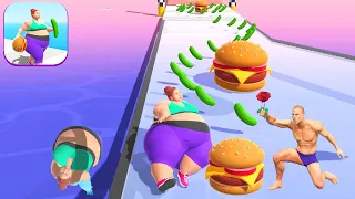 FAT 2 FIT! 🍔💚👩🏻‍🦰 Gameplay All Levels Walkthrough iOS, Android New Game Update Max Level 78-79CC