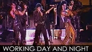 Michael Jackson - "Working Day And Night" live Bad Tour Yokohama 1987 - Enhanced - High Definition