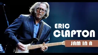 Eric Clapton Style Slow Blues Backing Track Jam in A