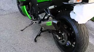 Brocks Performance Dual CT Exhaust for ZX14R comparison