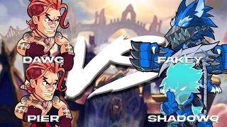 FAKEY AND SHADOW OQ VS DAWG AND PIER | Frosted Brawls 2v2 Losers Semi-Final